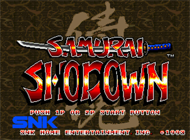 Samurai Shodown - Screenshot - Game Title Image