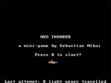 Neo Thunder - Screenshot - Game Title Image