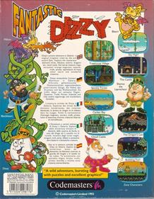 The Fantastic Adventures of Dizzy - Box - Back Image