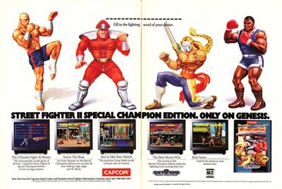 Street Fighter II': Special Champion Edition - Advertisement Flyer - Front Image