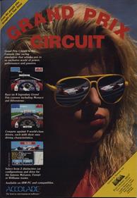 Grand Prix Circuit - Advertisement Flyer - Front Image