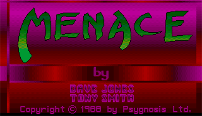 Menace - Screenshot - Game Select Image