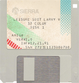 Leisure Suit Larry 5: Passionate Patti Does a Little Undercover Work - Disc Image
