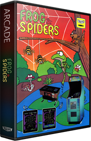 Frog & Spiders - Box - 3D Image