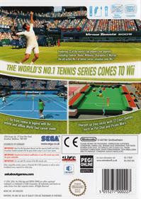 Virtua Tennis 2009 - Box - Back Image