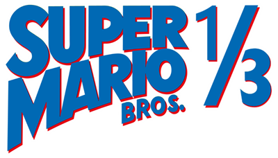 Super Mario Bros. 1/3 - Clear Logo Image