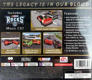 NASCAR 99: Legacy - Box - Back Image