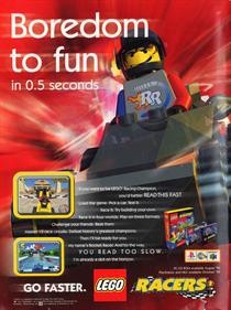 LEGO Racers - Advertisement Flyer - Front Image