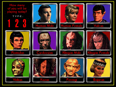 Star Trek: The Game Show - Screenshot - Game Select Image