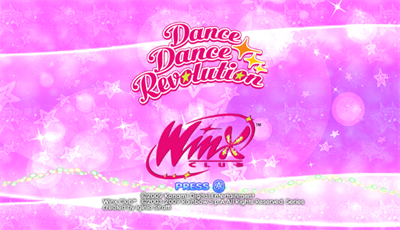 Dance Dance Revolution: Winx Club - Screenshot - Game Title Image