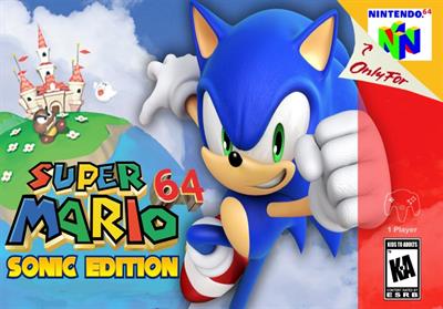 Mario 64 Sonic Edition - Box - Front Image