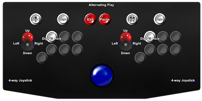 Sindbad Mystery - Arcade - Controls Information Image