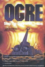 Ogre - Advertisement Flyer - Front Image