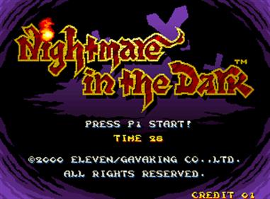 Nightmare in the Dark - Screenshot - Game Title Image