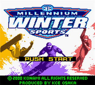 Millennium Winter Sports - Screenshot - Game Title Image