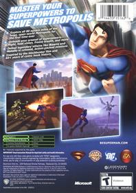 Superman Returns - Box - Back Image