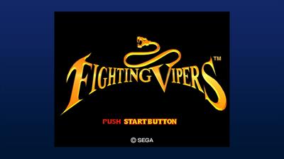 Fighting Vipers - Screenshot - Game Title Image