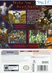 The House of the Dead 2 & 3 Return - Box - Back Image