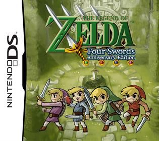 The Legend of Zelda: Four Swords Anniversary Edition - Fanart - Box - Front Image
