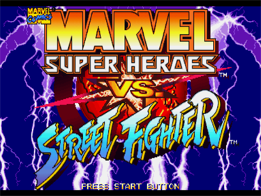 Marvel Super Heroes vs. Street Fighter - Screenshot - Game Title Image
