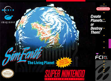 SimEarth: The Living Planet - Box - Front - Reconstructed