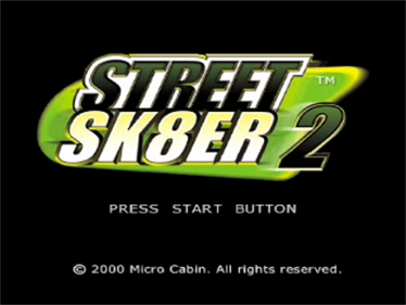 Street Sk8er 2 - Screenshot - Game Title Image