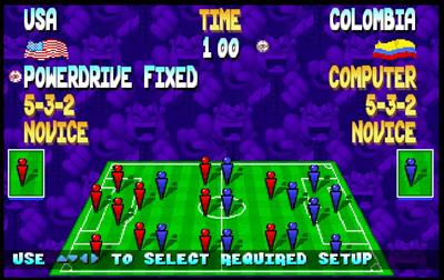 Empire Soccer AGA - Screenshot - Game Select Image