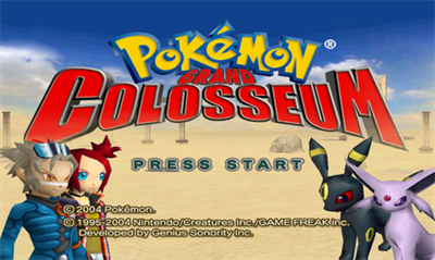 Pokémon Grand Colosseum - Screenshot - Game Title Image