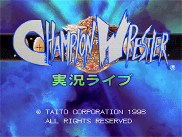 Champion Wrestler - Screenshot - Game Title Image