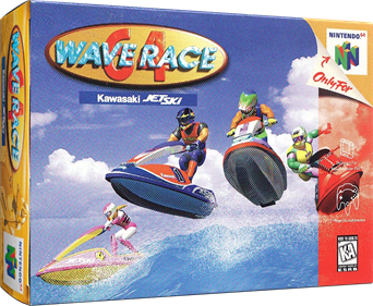 Wave Race 64: Kawasaki Jet Ski - Box - 3D Image