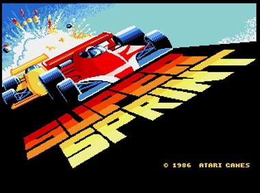 Super Sprint - Screenshot - Game Title Image