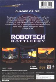 Robotech: Battlecry - Box - Back Image