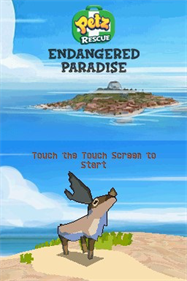 Petz Rescue: Endangered Paradise - Screenshot - Game Title Image