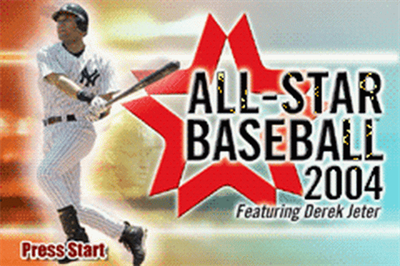 All-Star Baseball 2004 - Screenshot - Game Title Image