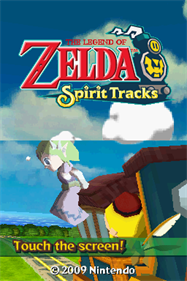 The Legend of Zelda: Spirit Tracks - Screenshot - Game Title Image