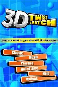 3D Twist & Match - Screenshot - Game Title Image