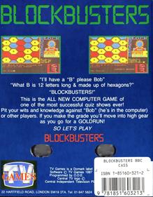 Blockbusters - Box - Back Image