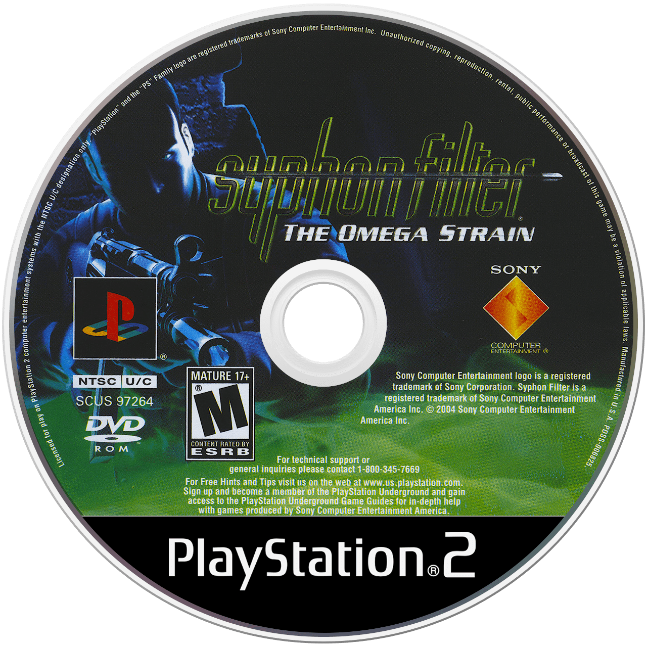 Syphon Filter Original Disc / Game for PSX / PS1 NTSC -  Hong Kong