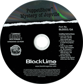 PuppetShow: Mystery of Joyville - Disc Image