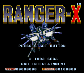 Ranger X - Screenshot - Game Title Image