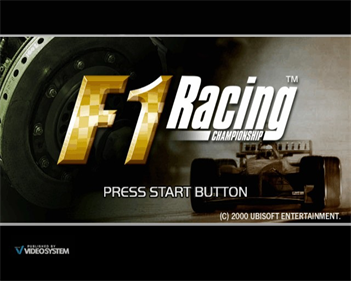 F1 Racing Championship - Screenshot - Game Title Image