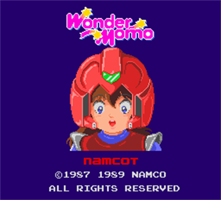 Wonder Momo - Screenshot - Game Title Image