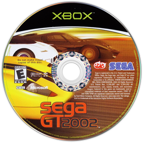 Sega GT 2002 - Disc