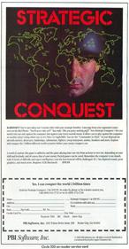 Strategic Conquest - Advertisement Flyer - Front Image