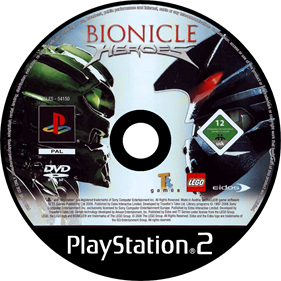 Bionicle Heroes - Disc Image