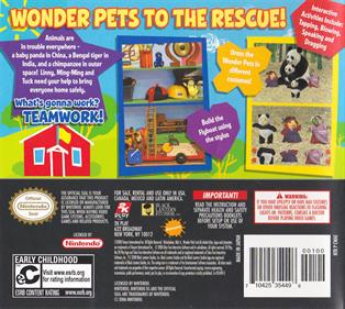 Wonder Pets!: Save the Animals! - Box - Back Image