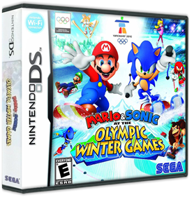 Mario & Sonic at the Olympic Winter Games - Box - 3D Image