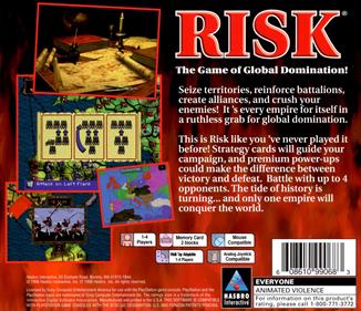 Risk: The Game of Global Domination - Box - Back Image