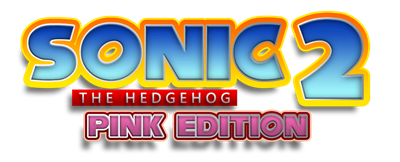 Sonic The Hedgehog 2: Pink Edition - Clear Logo Image