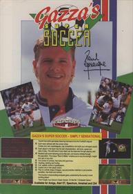 Gazza's Super Soccer - Advertisement Flyer - Front Image